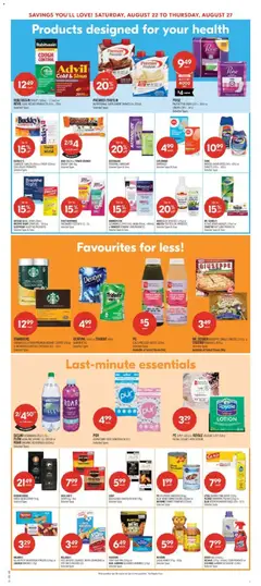 Preview of Shoppers weekly flyer / circulaire from shop Shoppers valid from Aug 22, 2026 | Page: 15