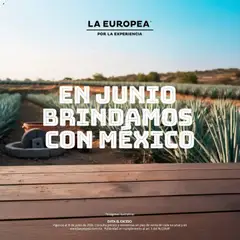 Vista previa de La Europea catálogo En junio brindamos con Mexico, nuevo folleto de la tienda, válido en México a partir del 11.06.2026