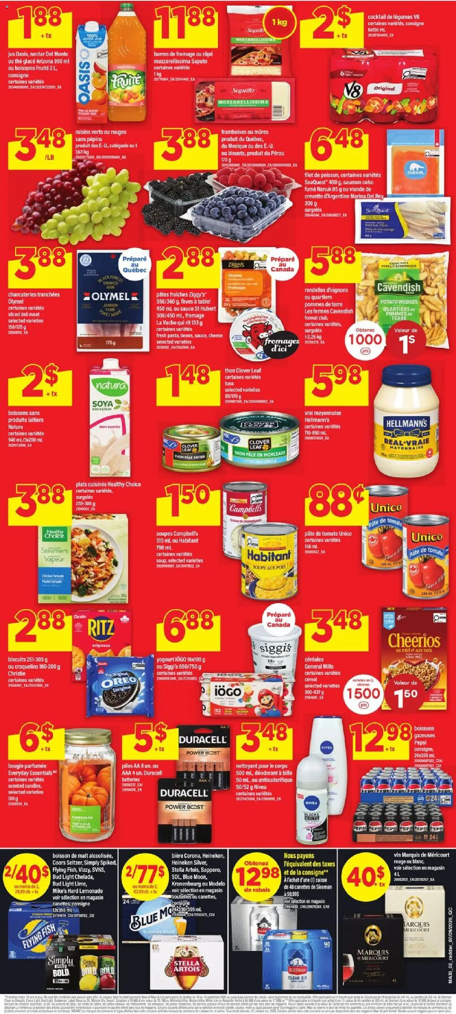 Maxi flyer valid from Sep 10, 2026 | Page: 2