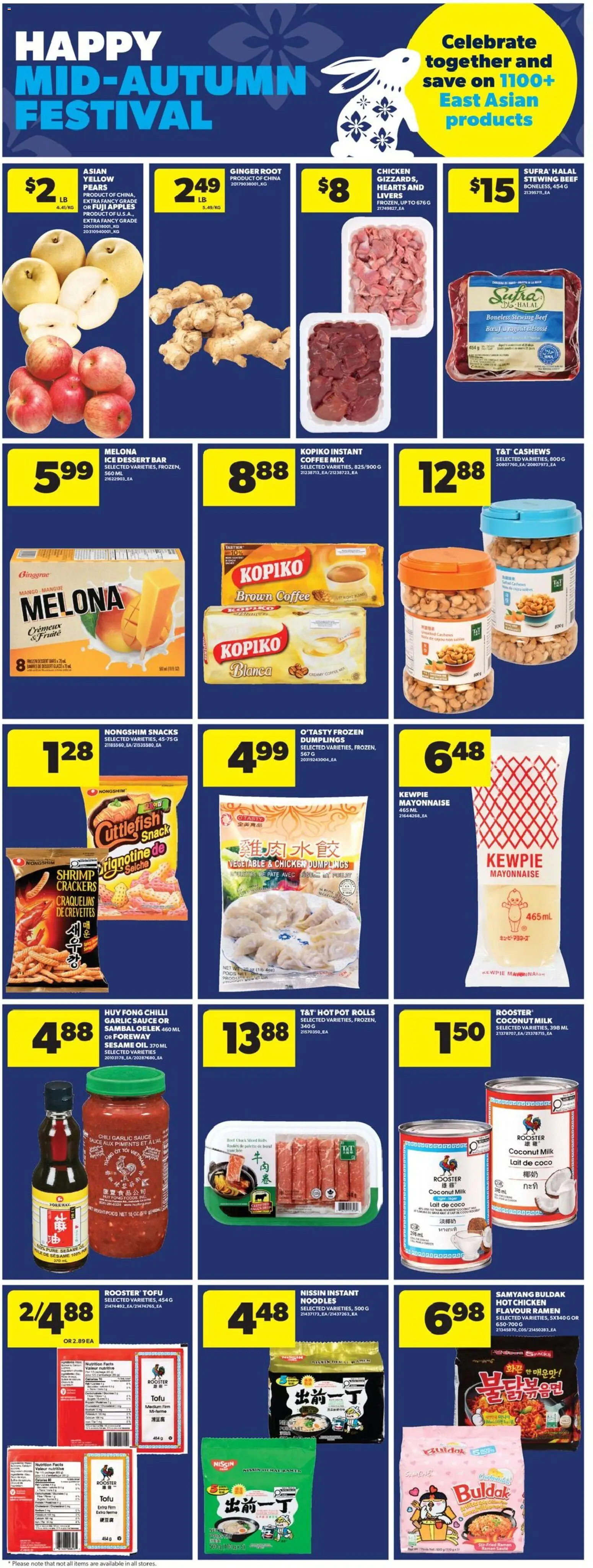 Real Canadian Superstore flyer valid from Sep 3, 2026 | Page: 33 | Products: Moët, Mayonnaise, Chili, Apples