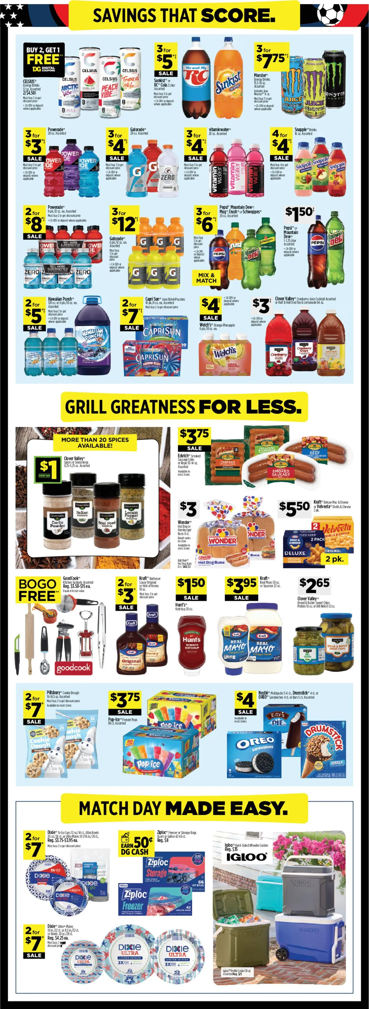 Dollar General Weekly Ad - valid from 07/12/2026 | Page: 6 | Products: Vitamin, Bread, Tea, Ketchup