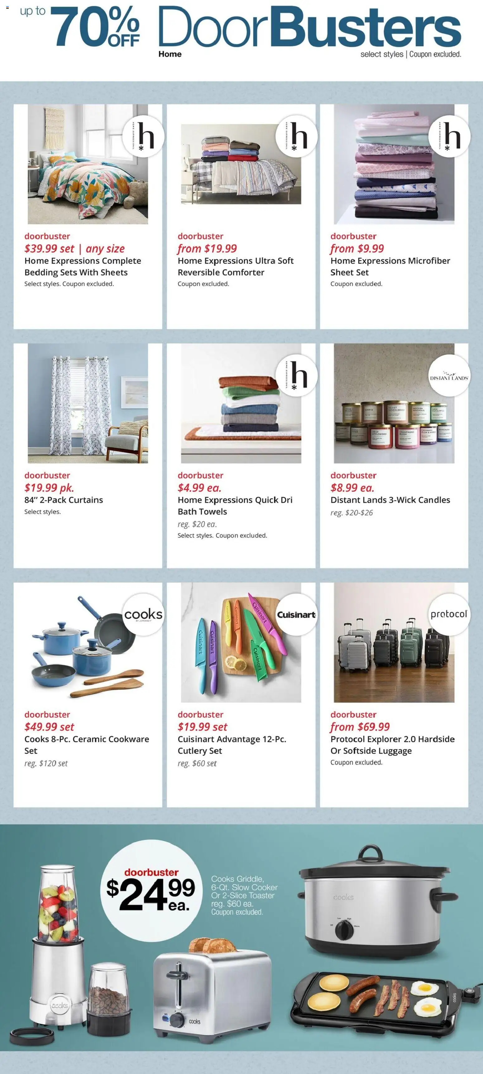 JCPenney Weekly Ad - valid from 07/24/2026 | Page: 7 | Products: Cooker, Plum, Bath, Comforter