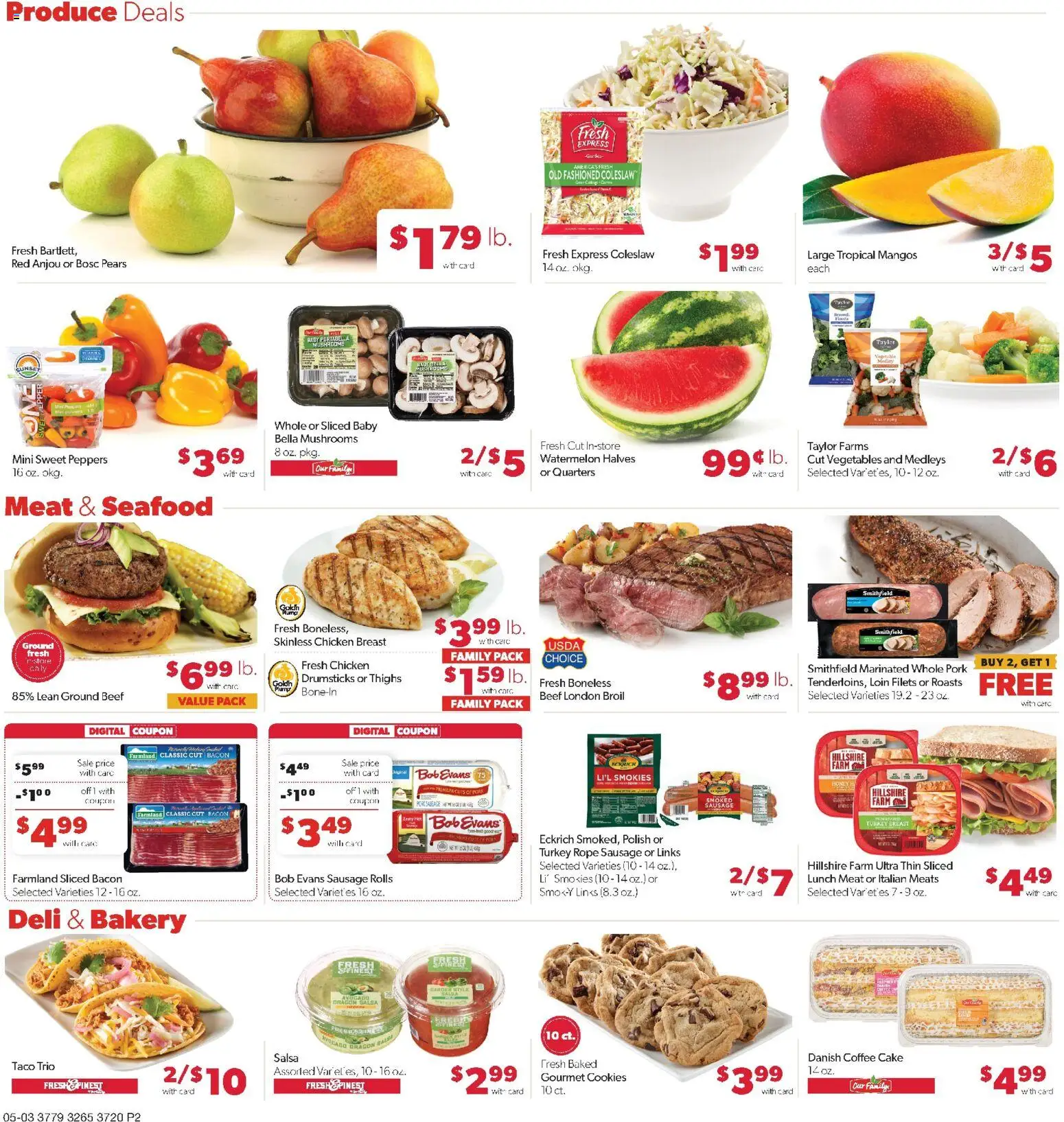 Family Fare Weekly Ad - IA - valid from 03.05.2026 | Page: 2 | Products: Bakery, Coffee, Beef, Avocado