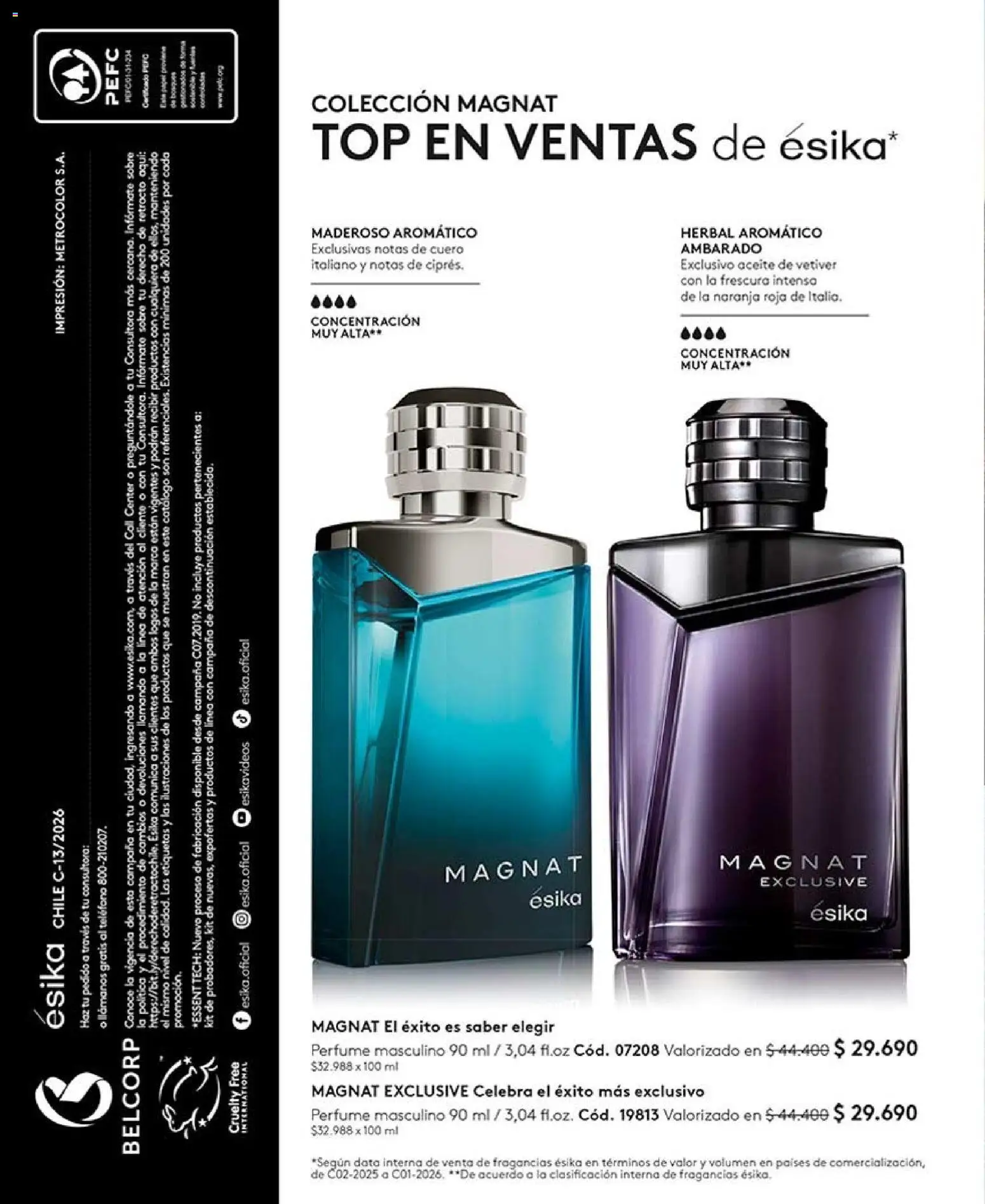 Catálogo Ésika Campaña 13 │ válido desde el 25.07.2026 | Página: 140 | Productos: Perfume, Campana, Aceite, Teléfono