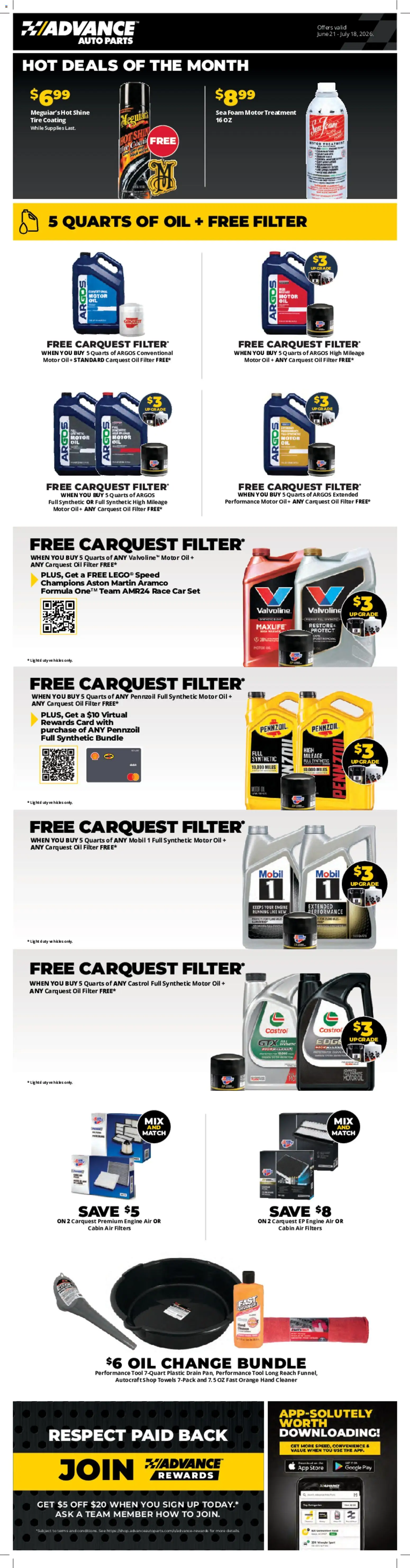Advance Auto Parts Weekly Ad - valid from 02.06.2026 | Page: 1