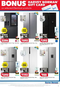 Preview of Harvey Norman Bonus Gift Card Catalogue - valid from 18.05.2026 | Page: 23 | Products: Water, Accessories, Fridge