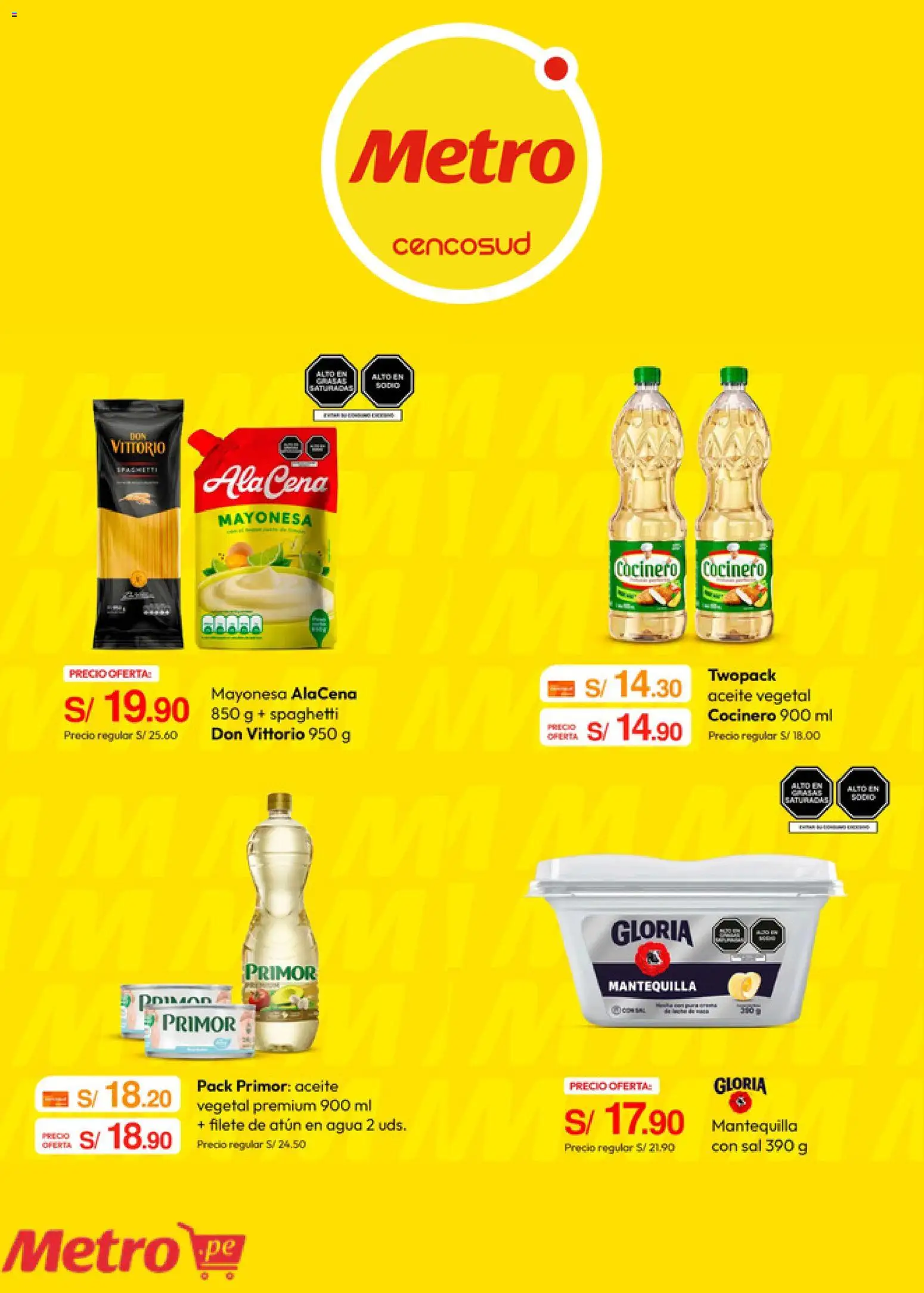 Catálogo Metro válido desde 22/06/2026 | Página: 2 | Productos: Mantequilla, Aceite