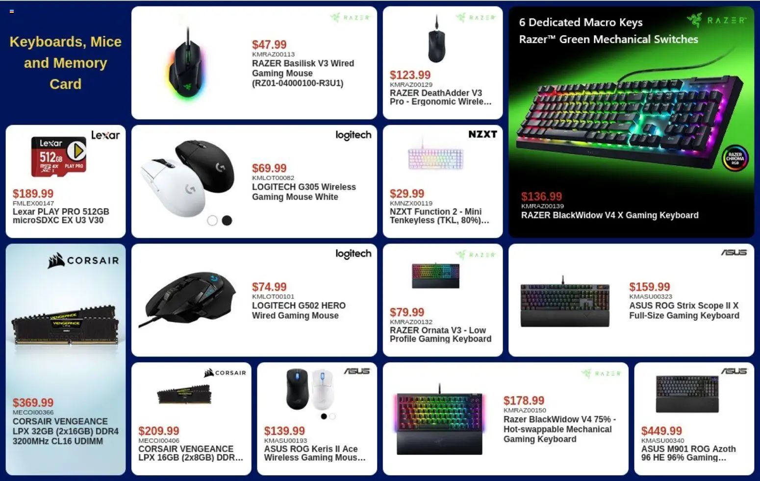 Canada Computers flyer valid from Sep 29, 2026 | Page: 6 | Products: Mouse, Keyboard