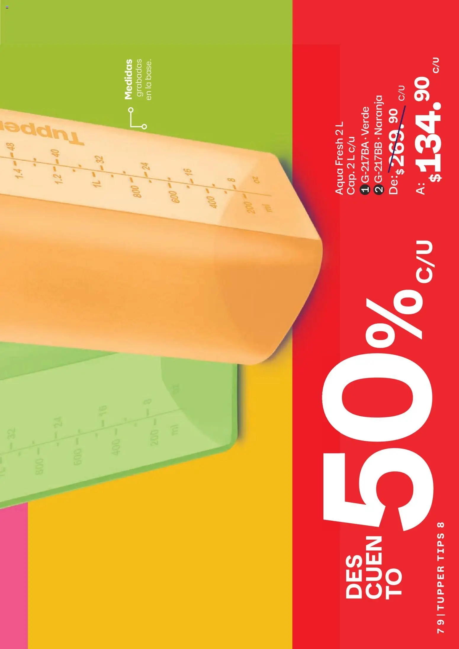 Nuevas ofertas de Tupperware válidas en toda la República Mexicana desde el 13/07/2026. ¡Encuentra las mejores ofertas en Tupperware catálogo! | Página: 79 | Productos: Tupper