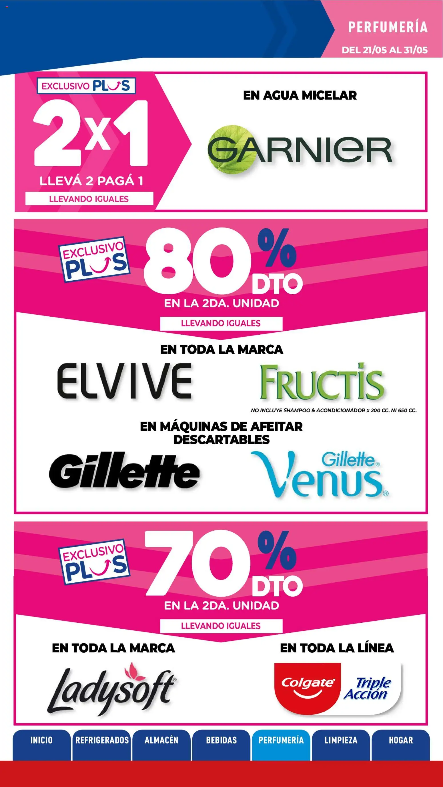La Anonima catálogo │ válido desde el 21.05.2026 | Página: 24 | Productos: Shampoo, Acondicionador, Agua