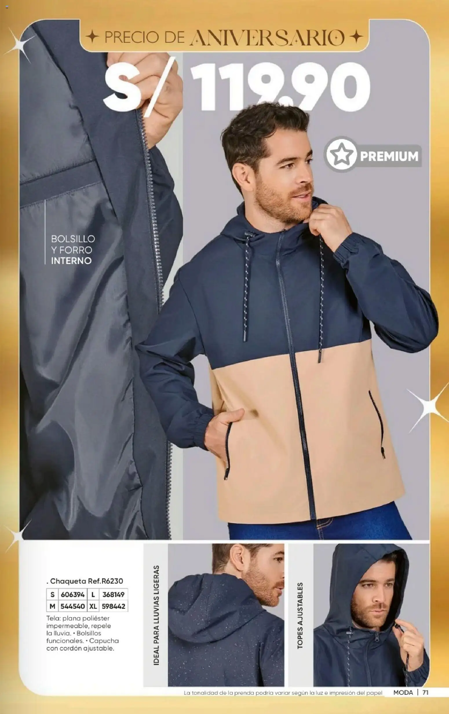 Catálogo Azzorti válido desde 20/09/2026 | Página: 73 | Productos: Chaqueta, Bolsillos