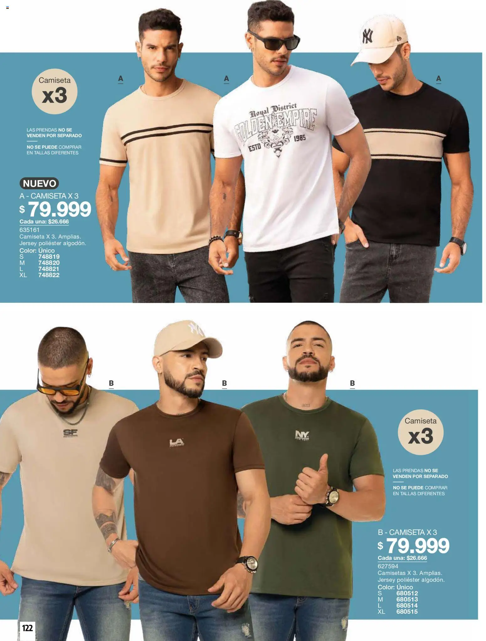 Carmel revista - valida desde el 01/07/2026 | Página: 122 | Productos: Camiseta