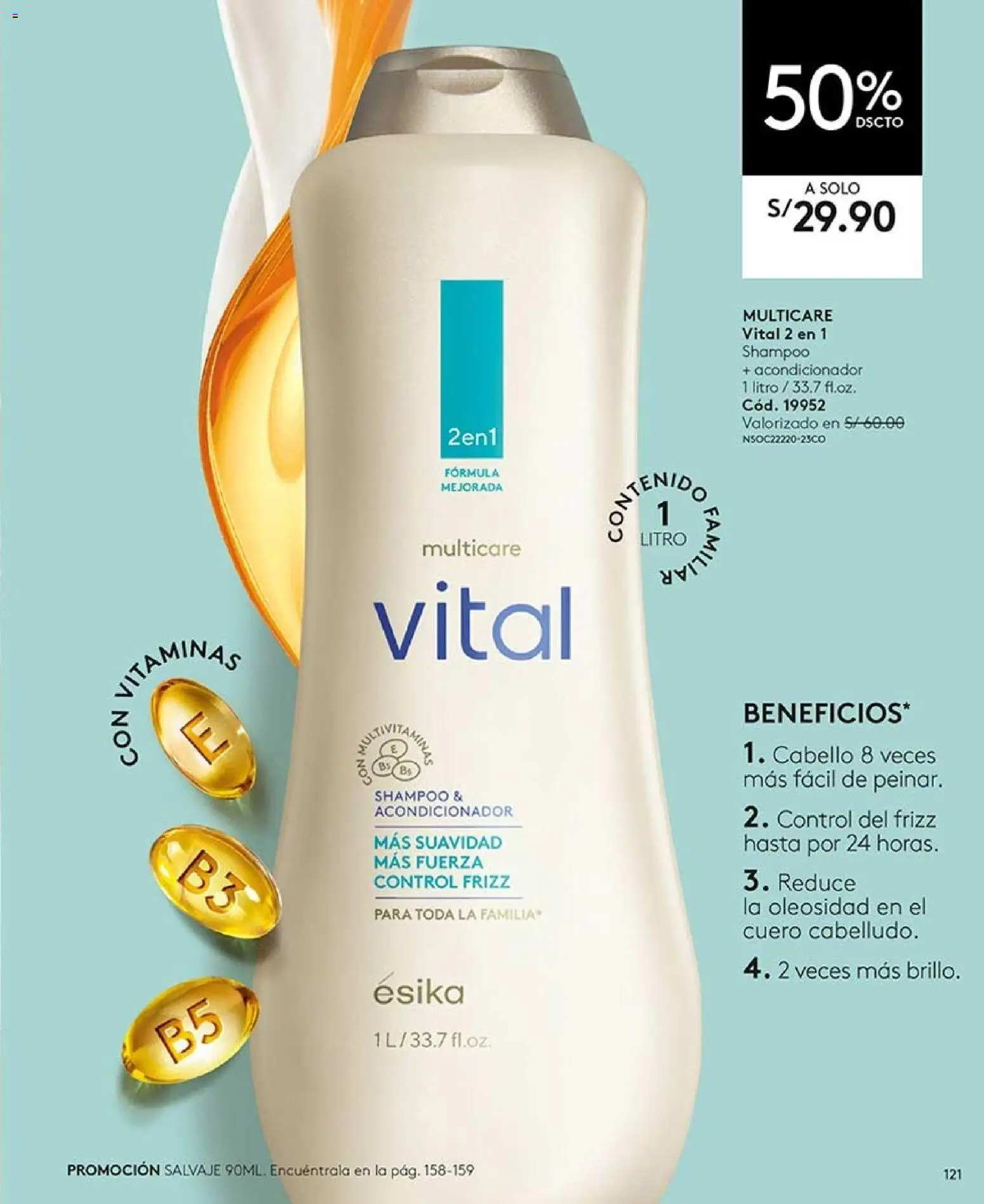 Catálogo Ésika válido desde 02/08/2026 | Página: 133 | Productos: Shampoo, Acondicionador