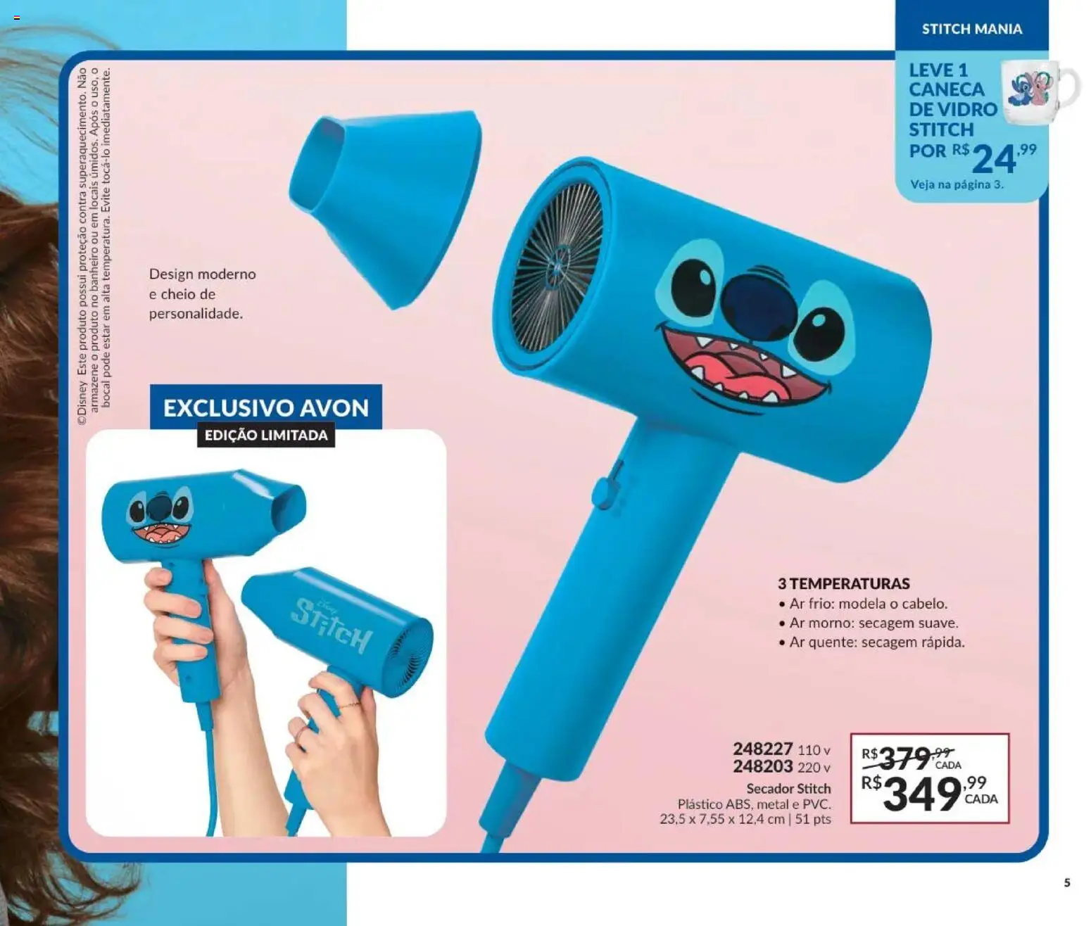 Avon Folheto - válido de 21/05/2026 | Página: 5 | Produtos: Secador, Caneca
