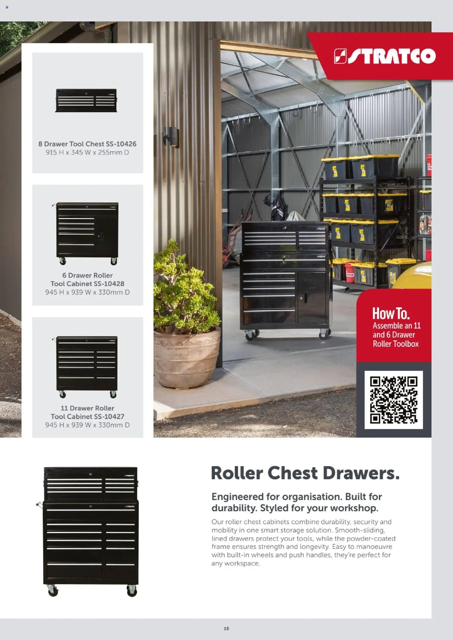 Stratco catalogue - valid from 10/08/2026 | Page: 15 | Products: Cabinet, Drawer