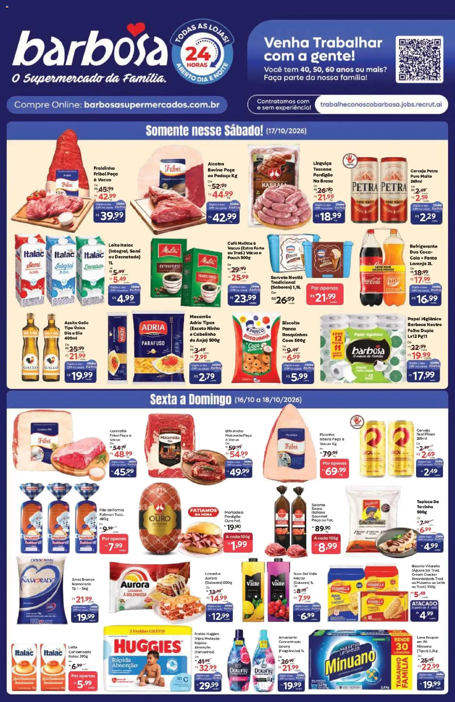 Barbosa Supermercados Folheto - válido de 16/10/2026 | Página: 1
