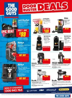 Preview of The Good Guys DBD - valid from 16/07/2026 | Page: 14 | Products: Door, Coffee, Juice, Espresso machine
