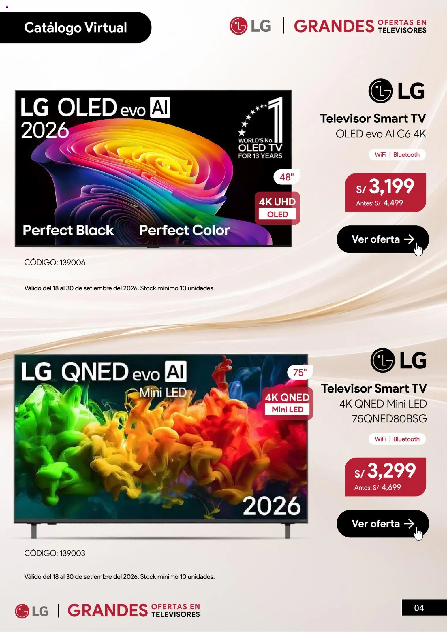 Catálogo Hiraoka válido desde 18/09/2026 | Página: 5 | Productos: Televisor