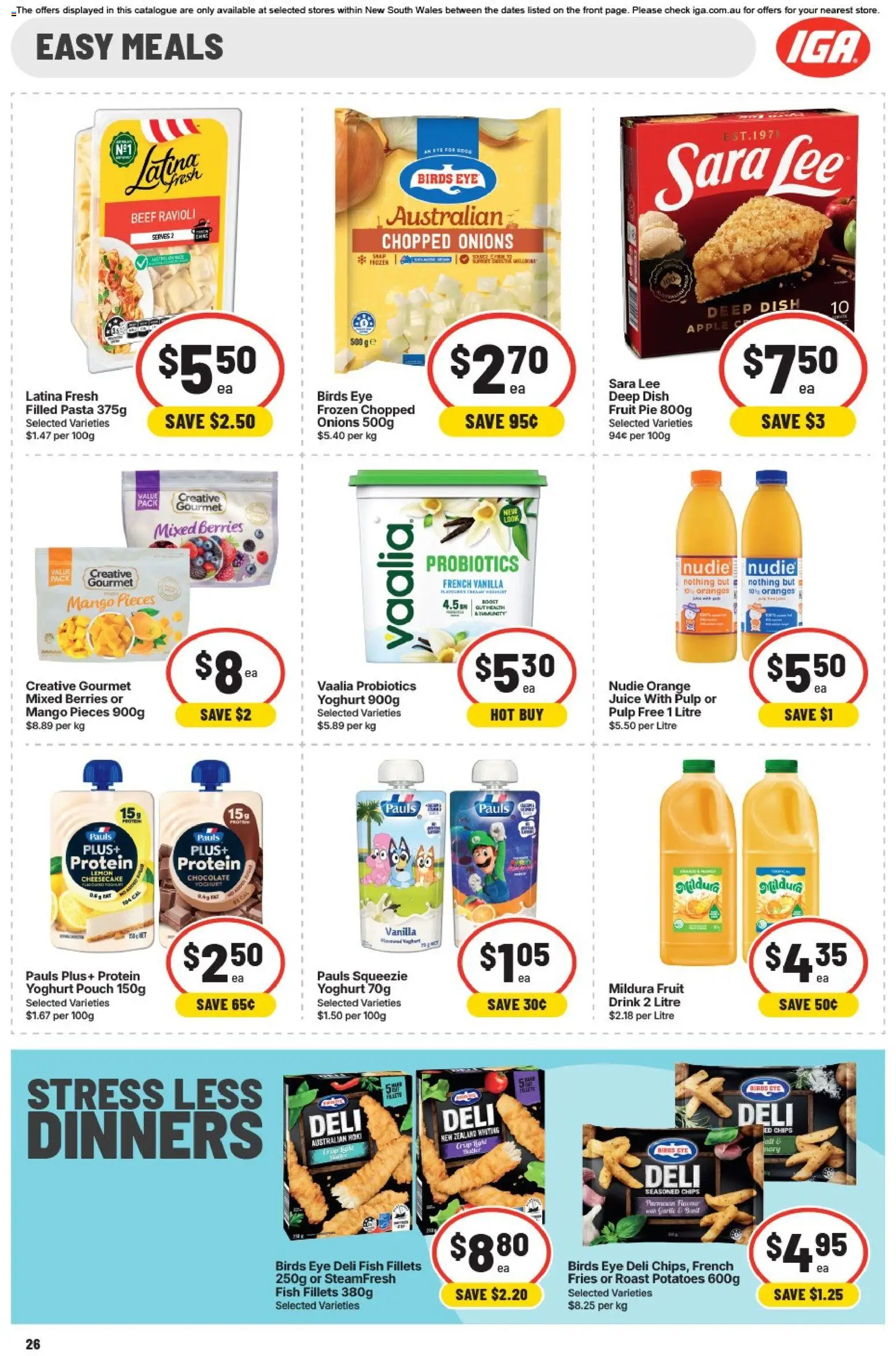 IGA catalogue - valid from 28/07/2026 | Page: 33 | Products: Juice, Beef, Chips, Lemon
