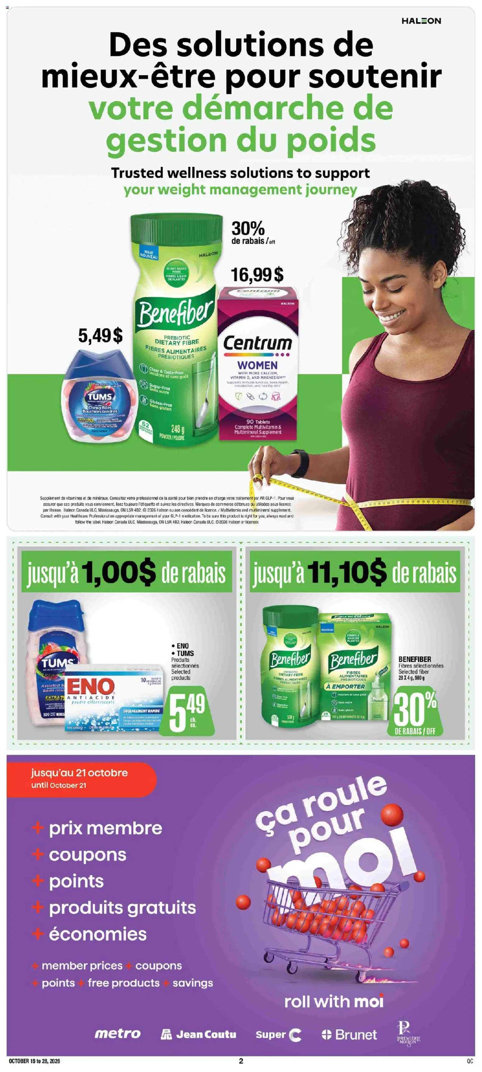 Jean Coutu flyer valid from Oct 15, 2026 | Page: 2