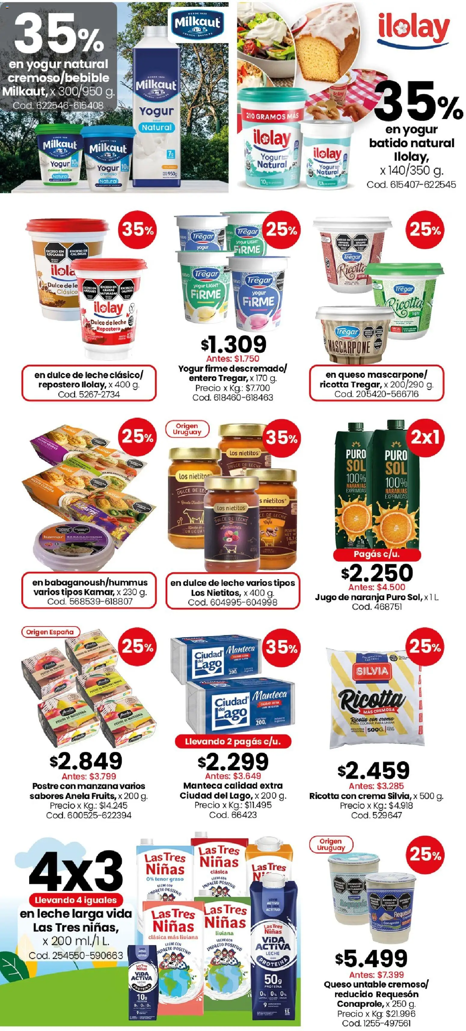 Coto - Ofertas │ válido desde el 01/08/2026 | Página: 6 | Productos: Leche, Yogur, Café, Jugo