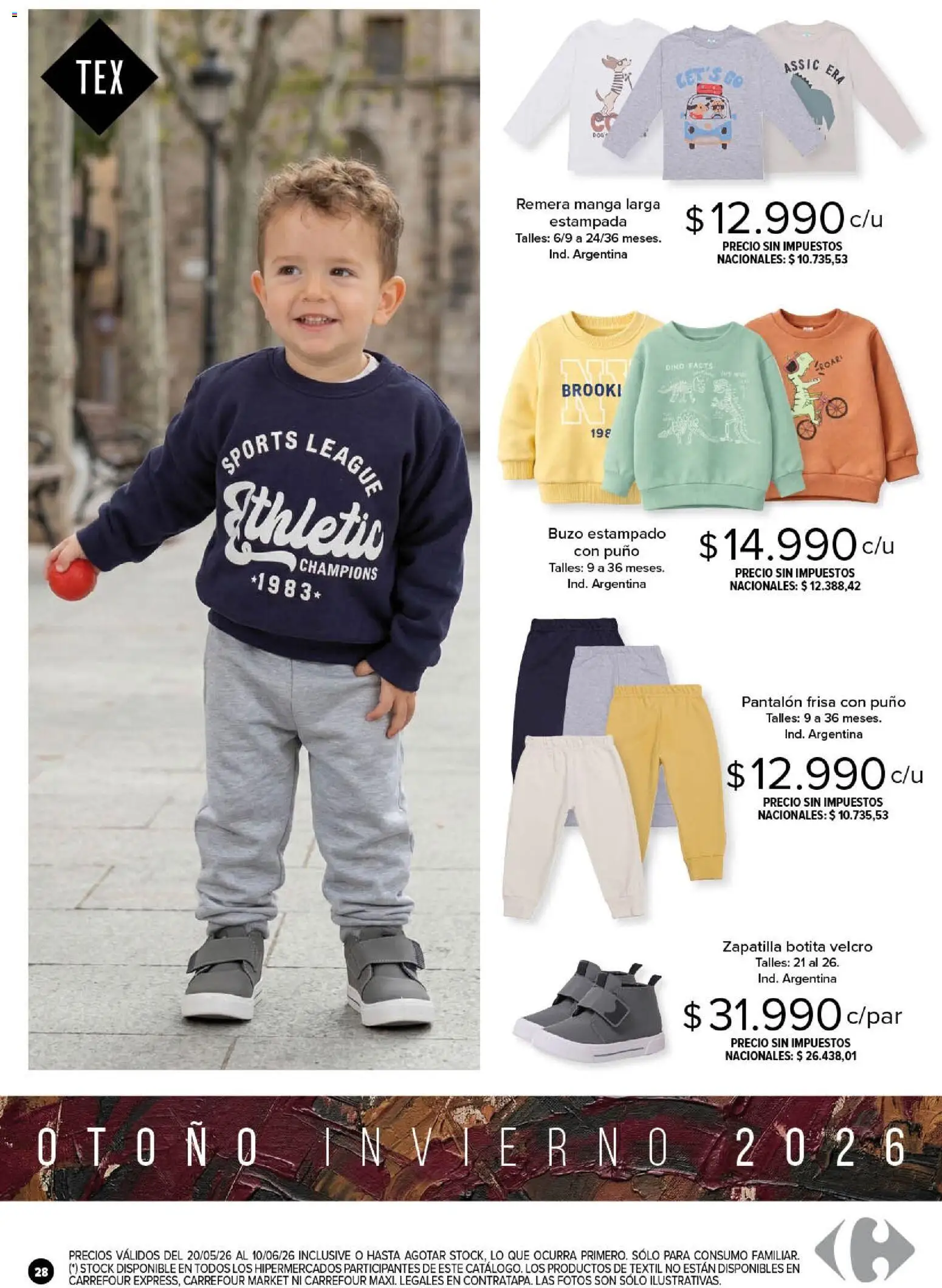 Carrefour - Tex | Otoño - Invierno │ válido desde el 20.05.2026 | Página: 28