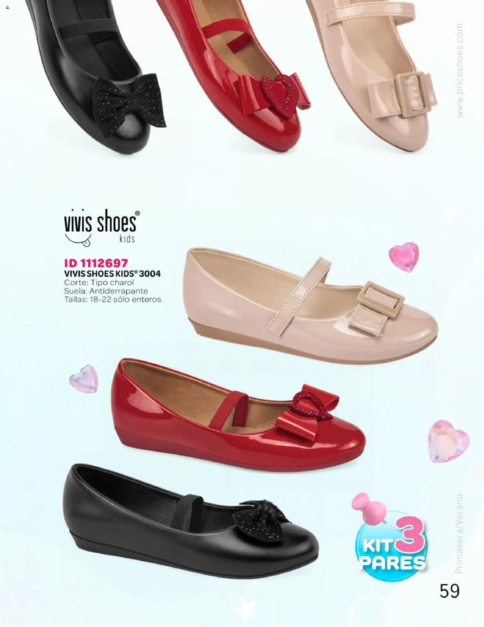 Nuevas ofertas de Price Shoes válidas en toda la República Mexicana desde el 25.04.2026. ¡Encuentra las mejores ofertas en Price Shoes catálogo Kids todo en uno! | Página: 59