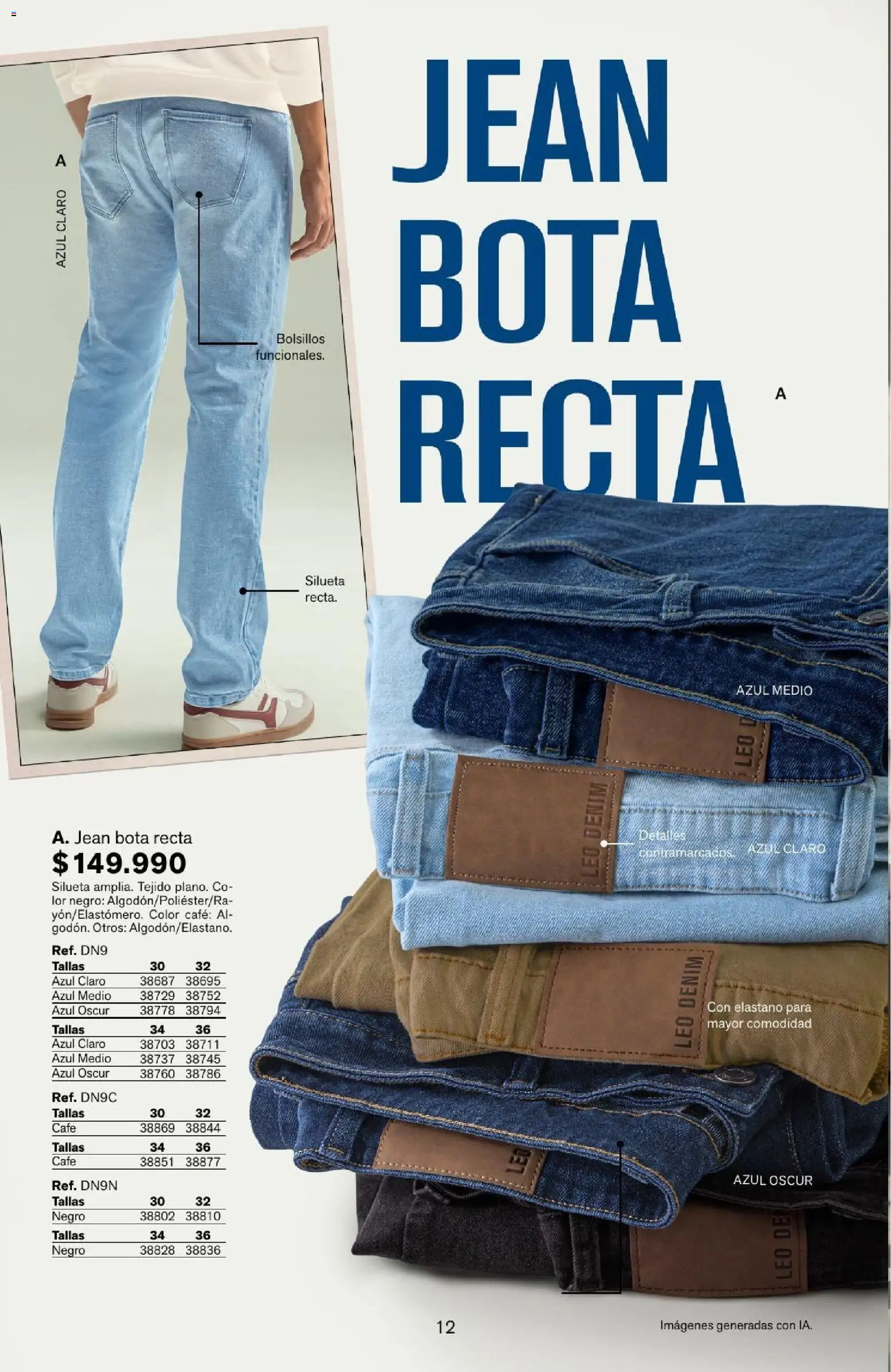 Leonisa revista - valida desde el 04/08/2026 | Página: 12 | Productos: Jean, Café