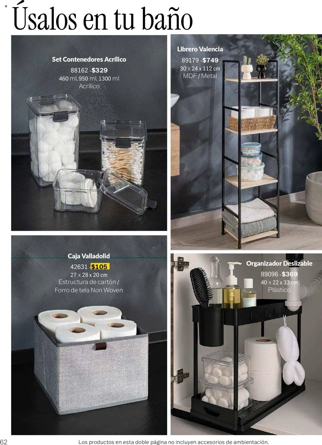 Nuevas ofertas de Vianney válidas en toda la República Mexicana desde el 05/09/2025. ¡Encuentra las mejores ofertas en Vianney - Catálogo - Biasi! | Página: 64 | Productos: Organizador, Caja, Baño