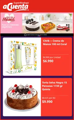 Super Bodega aCuenta Ofertas  válido desde el 23.04.2026 | Página: 3 | Productos: Torta, Crema de manos, Crema