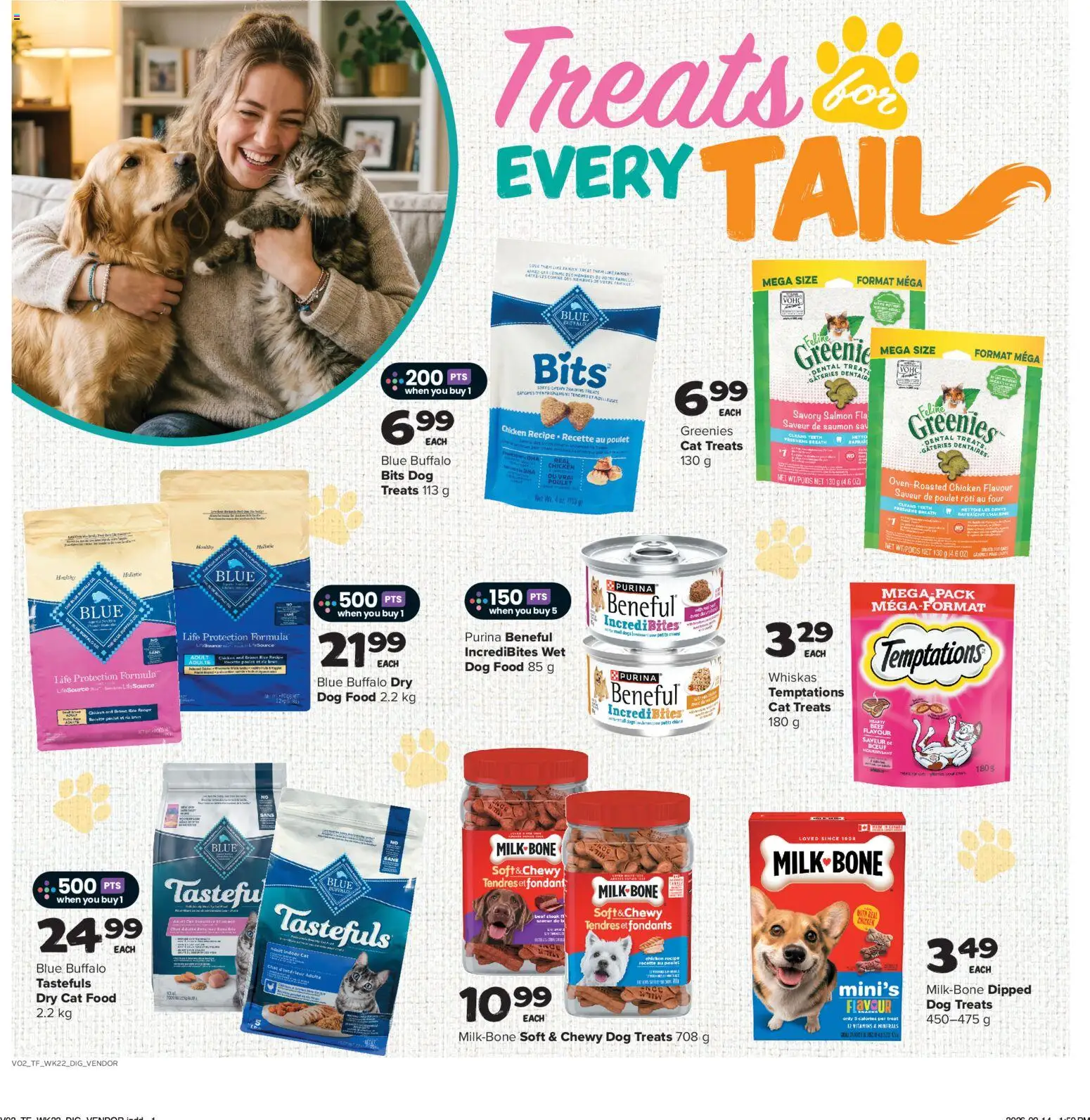 Thrifty Foods flyer valid from Sep 24, 2026 | Page: 14 | Products: Salmon, Dog food, Food, Chicken