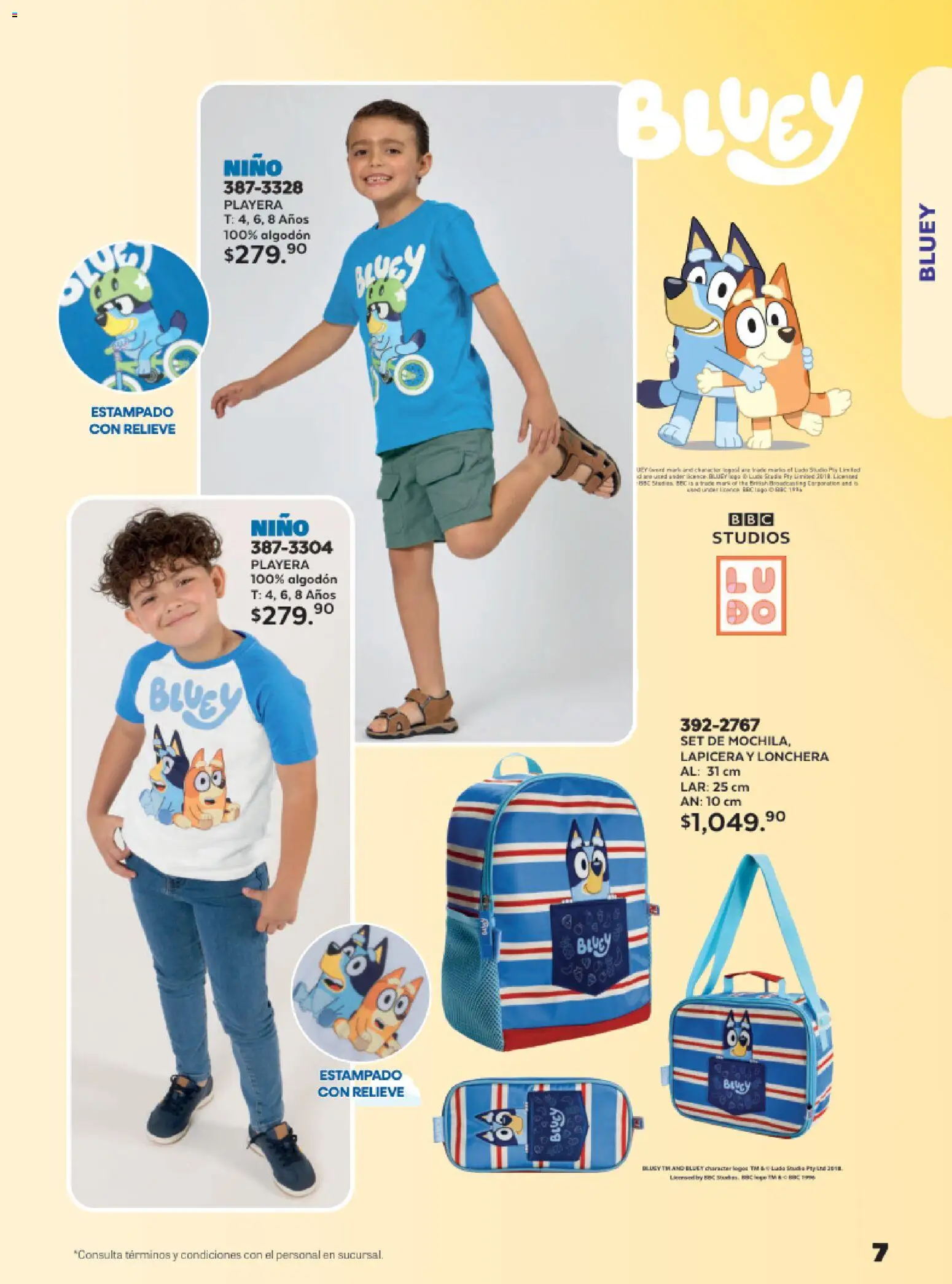 Nuevas ofertas de Andrea válidas en toda la República Mexicana desde el 24.05.2026. ¡Encuentra las mejores ofertas en Andrea catálogo Lo más divertindo en ropa! | Página: 7 | Productos: Algodón, Playera, Liga