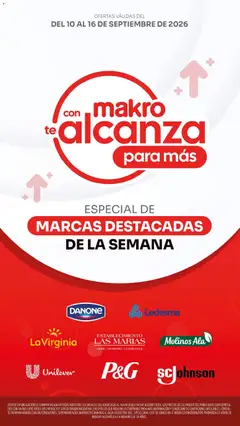 Vista previa Makro ofertas especiales válido desde el 10/09/2026