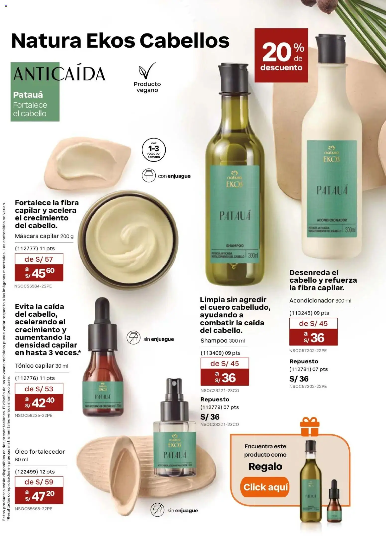 Catálogo Natura válido desde 05.05.2026 | Página: 130 | Productos: Máscara, Shampoo, Acondicionador