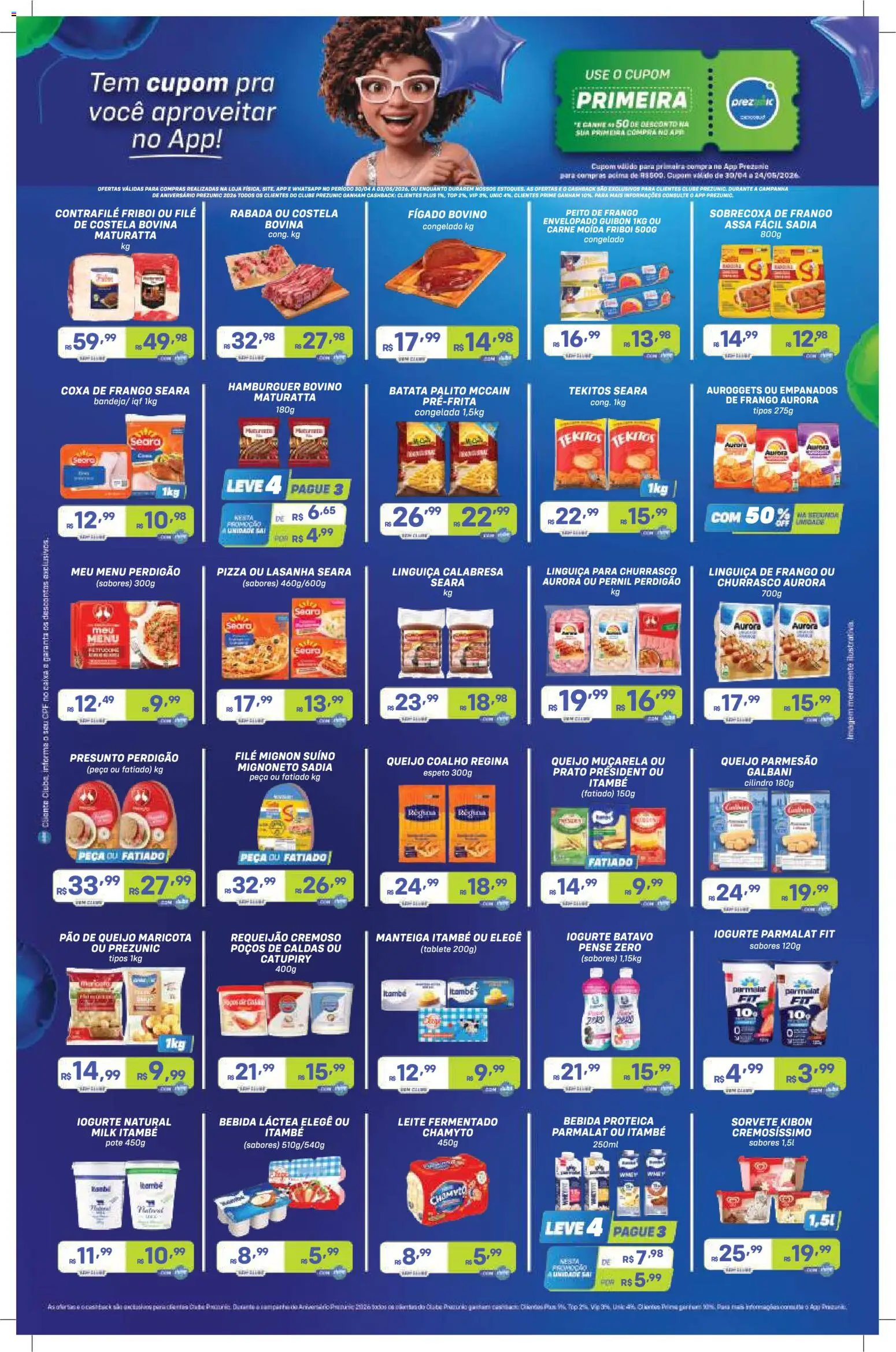 Prezunic ofertas de 30/04/2026 ? Não perca as melhores promoções! | Brasil