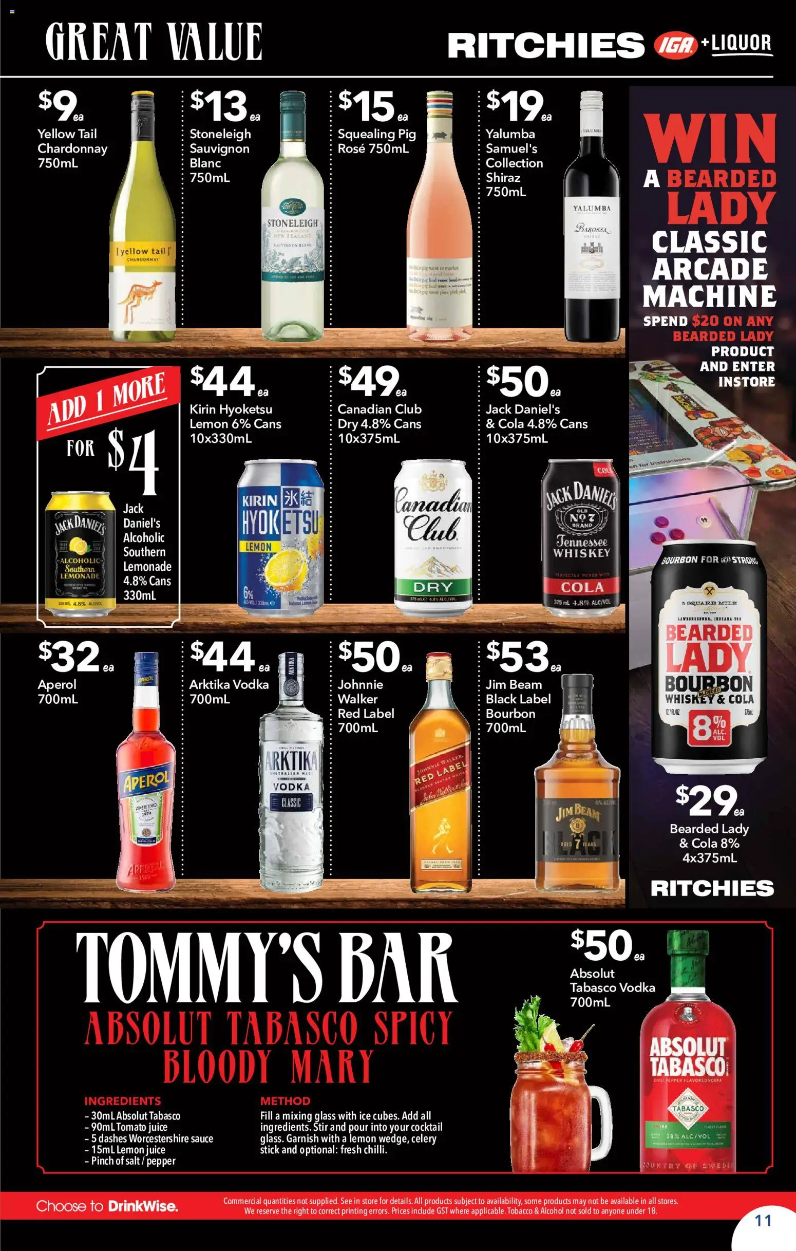 Ritchies catalogue - valid from 30/09/2026 | Page: 11 | Products: Whiskey, Pepper, Tomato, Jack Daniel’s