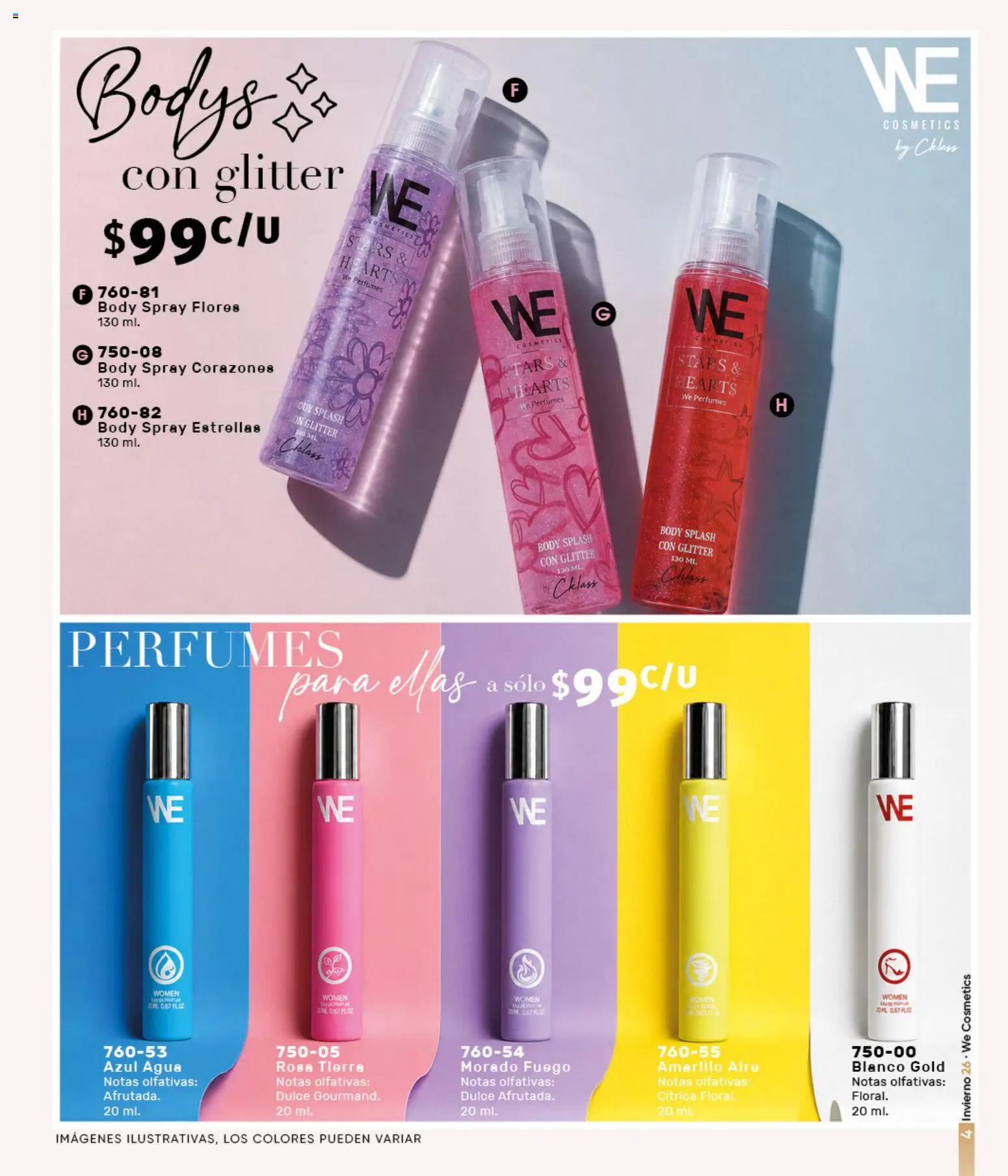 Nuevas ofertas de Cklass válidas en toda la República Mexicana desde el 11/09/2026. ¡Encuentra las mejores ofertas en Cklass catálogo Home Invierno! | Página: 58 | Productos: Agua, Glitter, Perfumes, Dulce