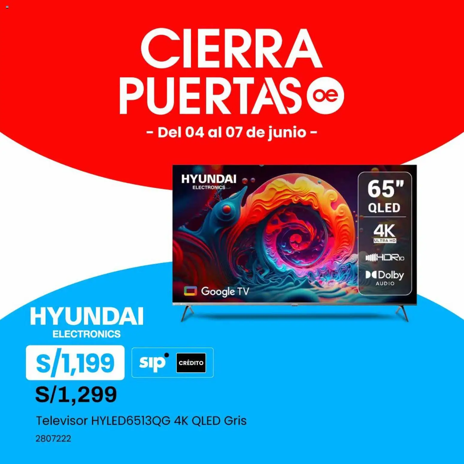 Catálogo Oechsle válido desde 04.06.2026 | Página: 4 | Productos: Televisor, Audio