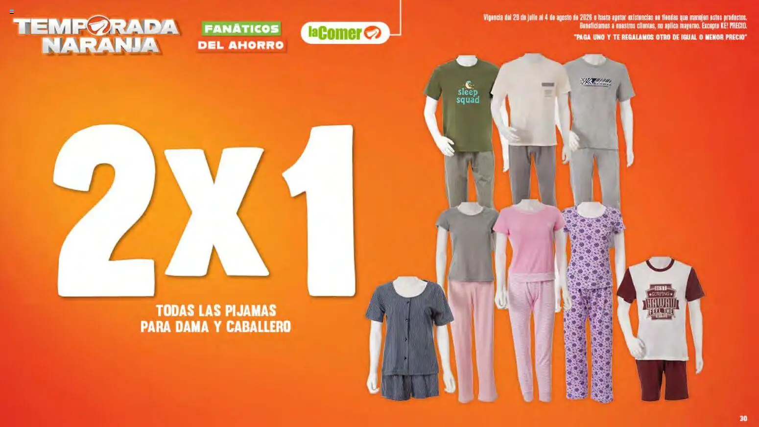 Nuevas ofertas de La Comer válidas en toda la República Mexicana desde el 29/07/2026. ¡Encuentra las mejores ofertas en La Comer folleto! | Página: 30 | Productos: Té