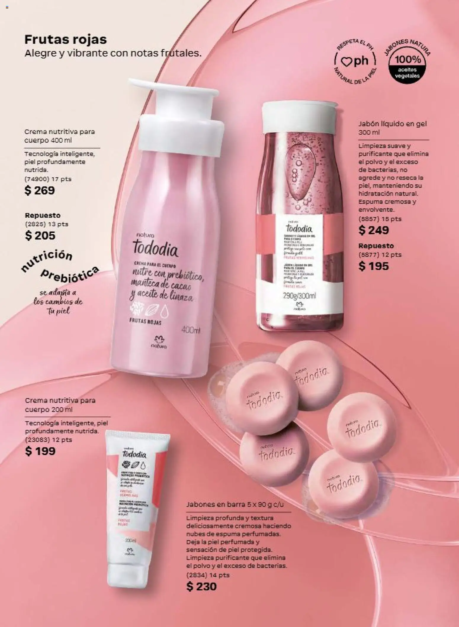 Nuevas ofertas de Natura válidas en toda la República Mexicana desde el 11/09/2026. ¡Encuentra las mejores ofertas en Natura campaña 14 2026! | Página: 115 | Productos: Jabón líquido, Cacao, Barra, Polvo