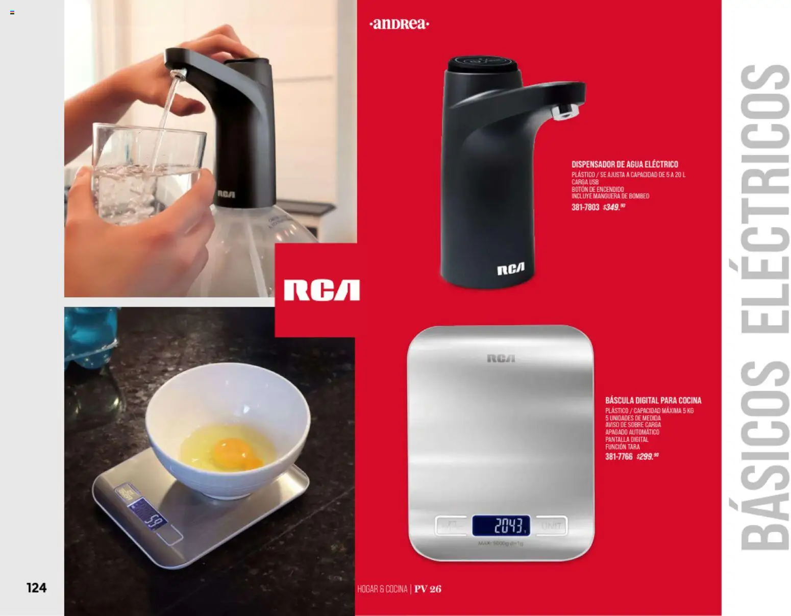 Nuevas ofertas de Andrea válidas en toda la República Mexicana desde el 25/01/2026. ¡Encuentra las mejores ofertas en Andrea catálogo Home! | Página: 124 | Productos: Usb, Manguera, Cocina, Sobre