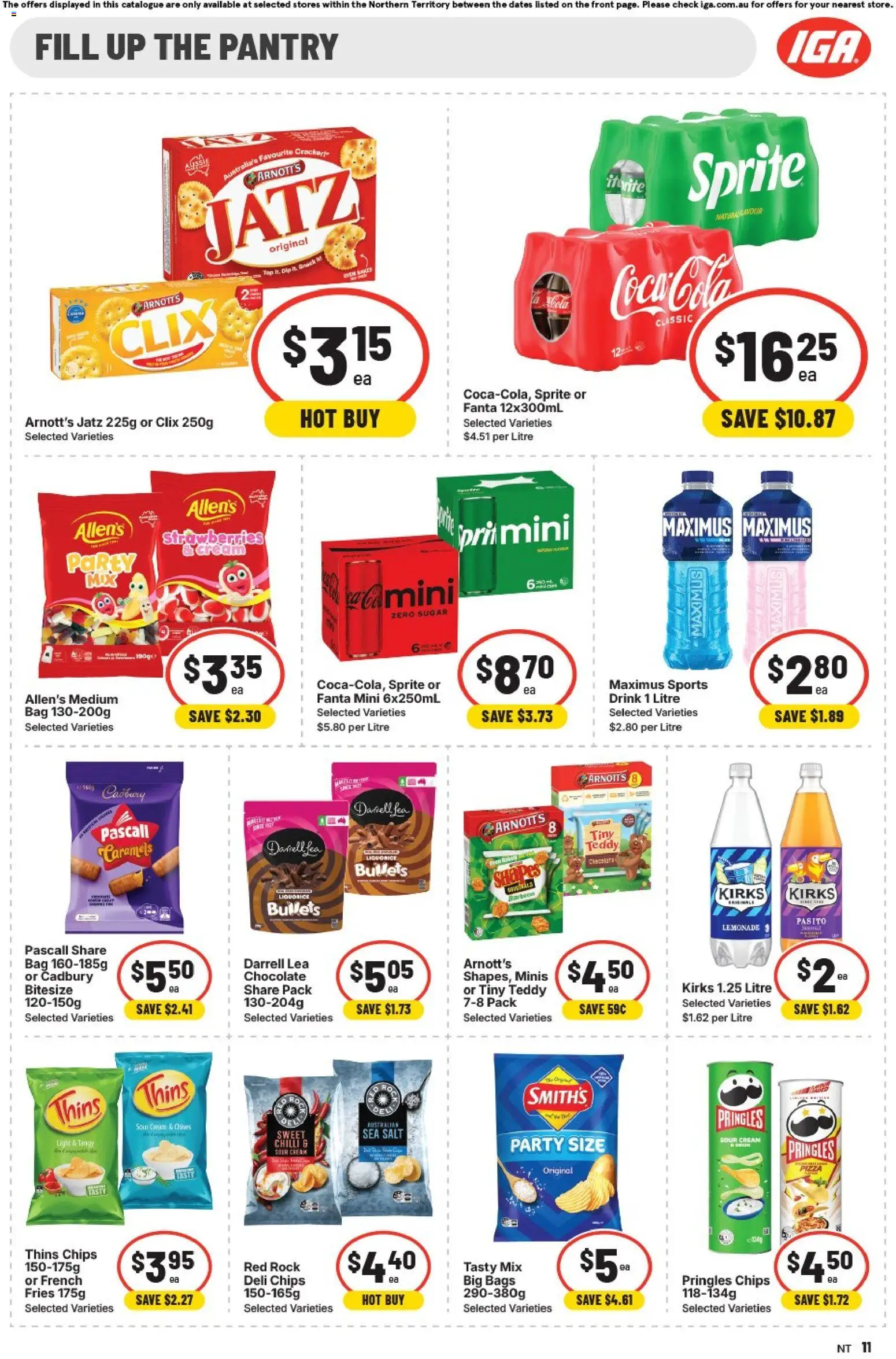 IGA catalogue - valid from 02/09/2026 | Page: 8 | Products: Light, Sour cream, Chips, Fanta
