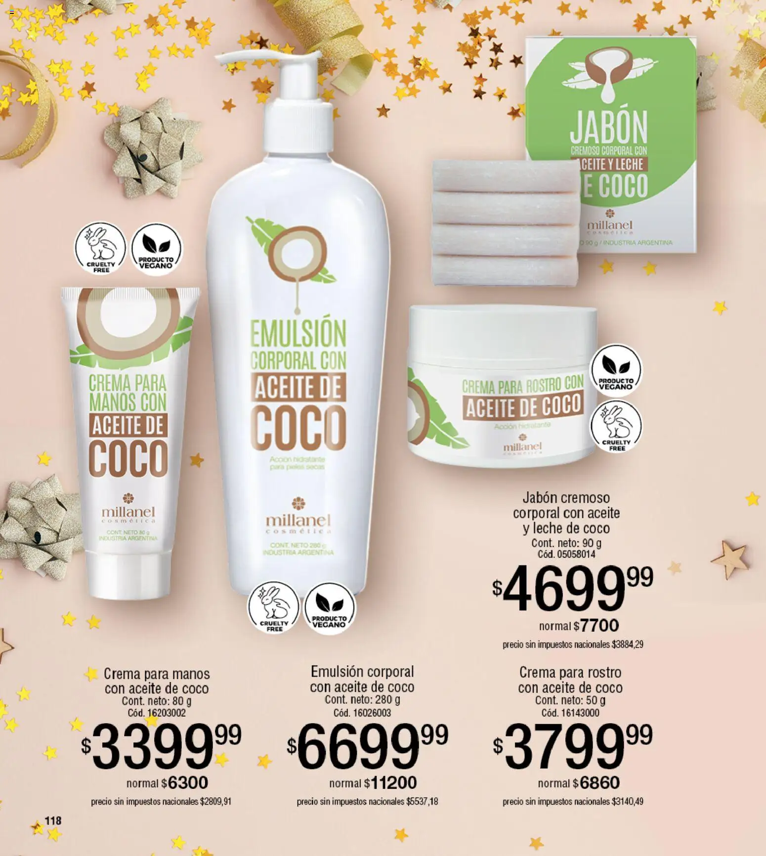 Millanel - Catálogo │ válido desde el 30/03/2026 | Página: 118 | Productos: Leche de coco, Emulsión, Leche, Crema