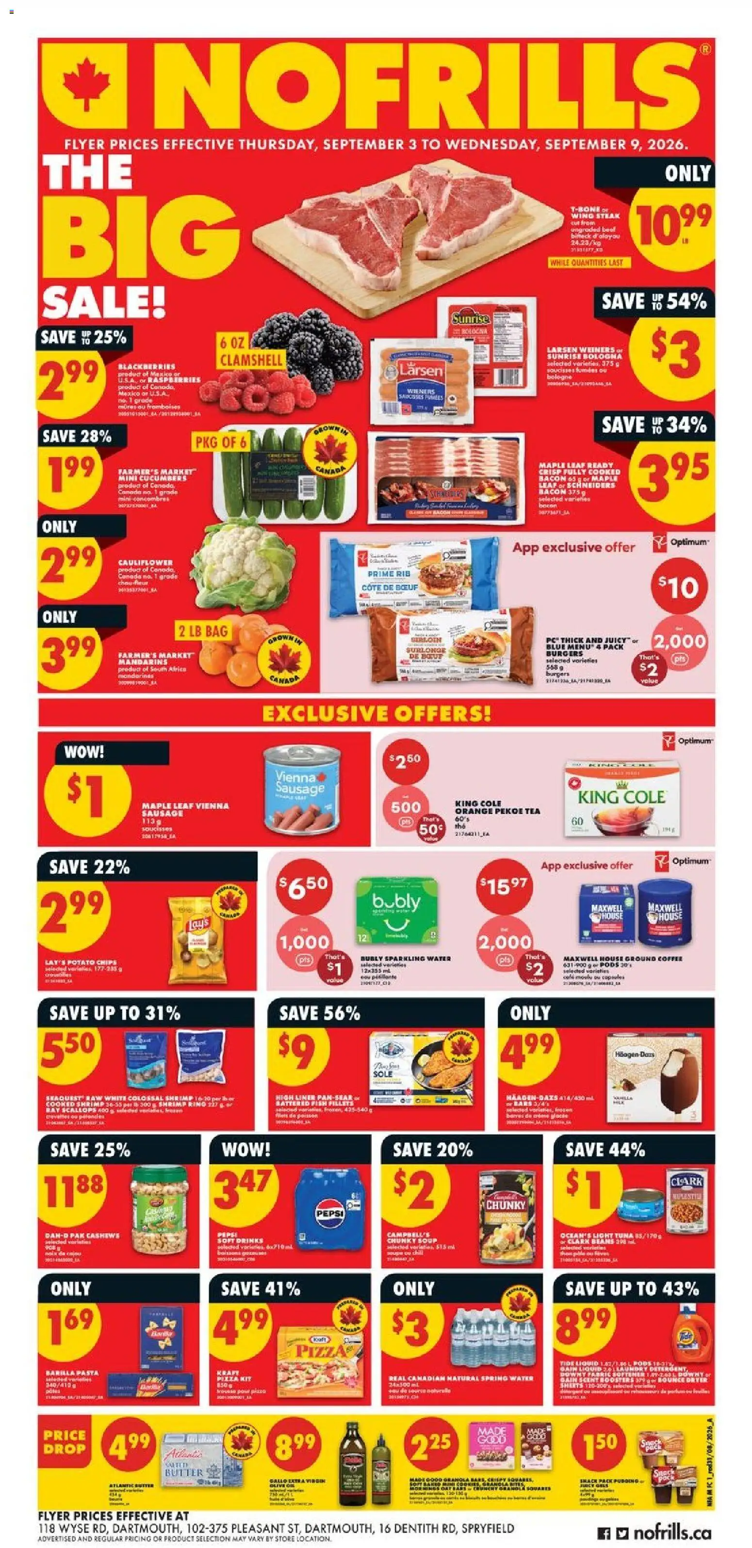 No Frills flyer valid from Sep 3, 2026 | Page: 1