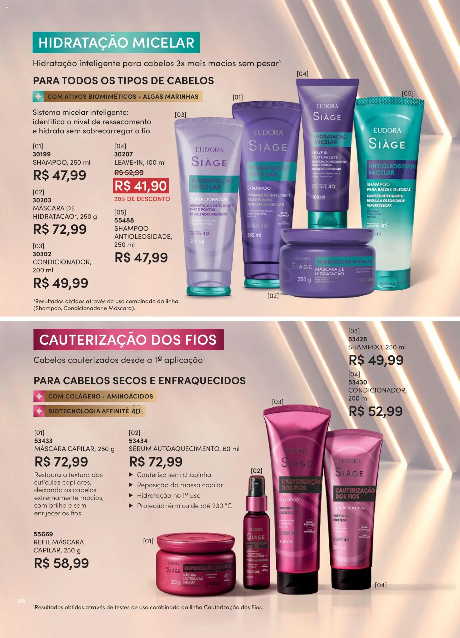 Eudora Folheto - válido de 15/07/2026 | Página: 101 | Produtos: Shampoo, Chapinha, Sérum, Massa