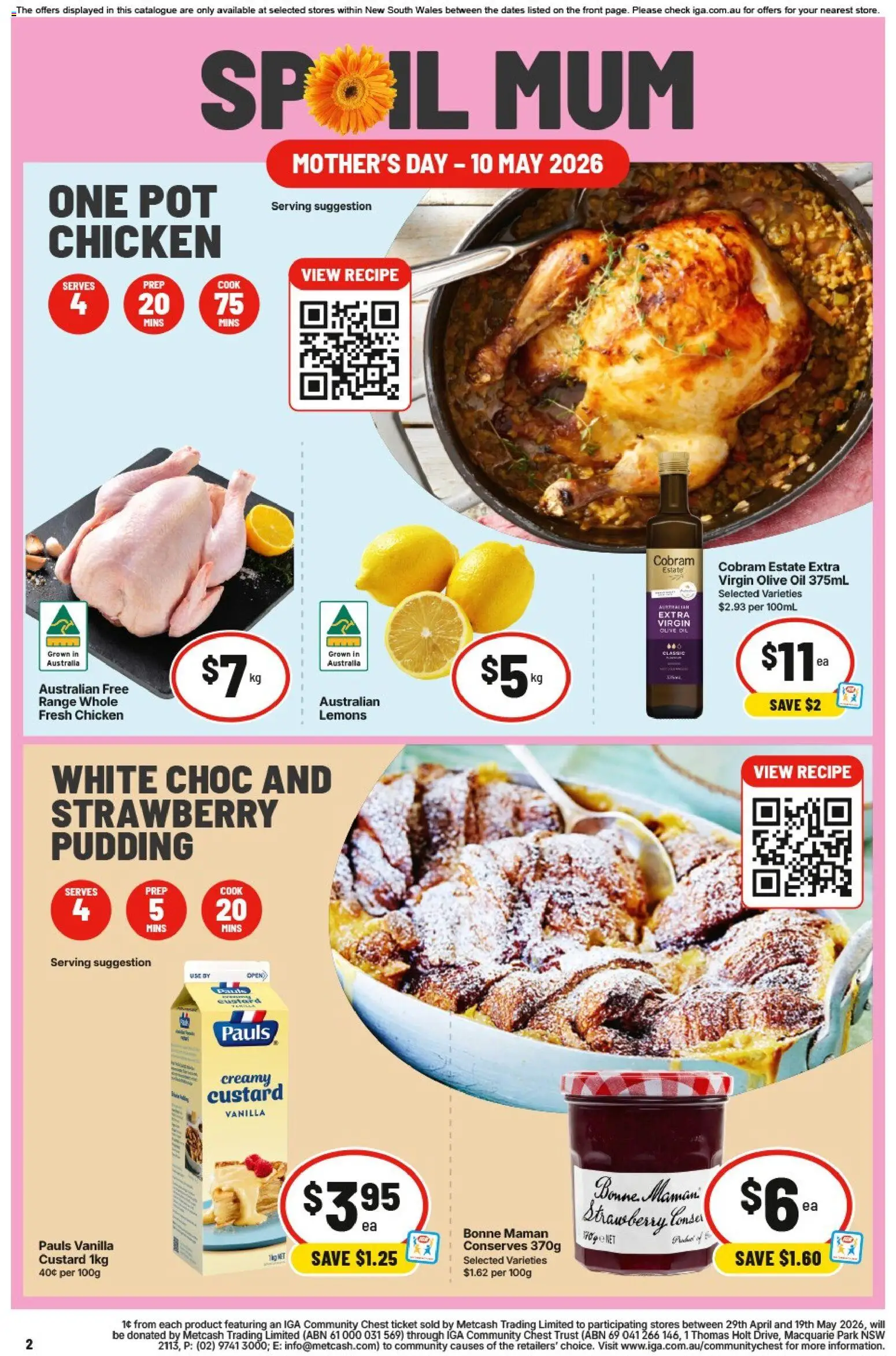 IGA catalogue - valid from 06.05.2026 | Page: 3 | Products: Pot, Oil, Chicken, Olive oil