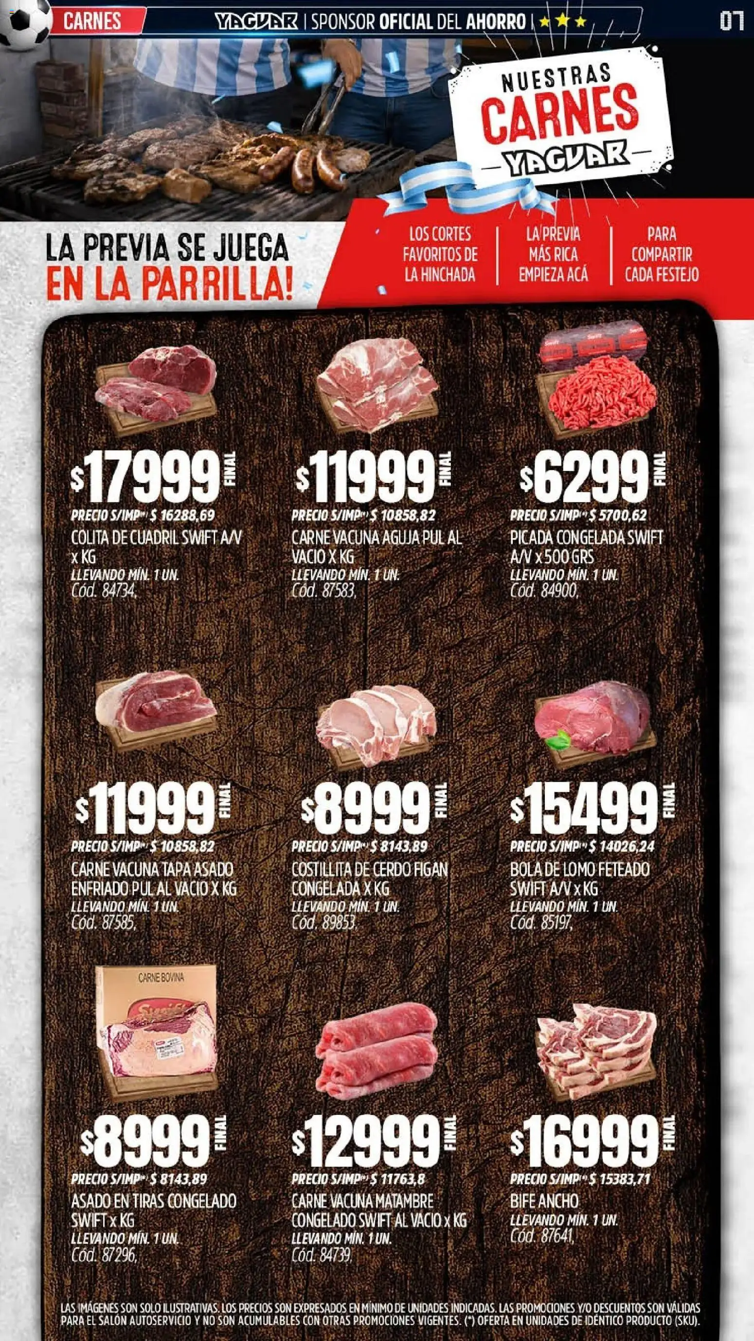 Yaguar - Oferta Semanal Santa Fé │ válido desde el 15.06.2026 | Página: 6 | Productos: Juega, Parrilla, Cerdo