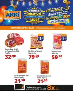 Akki Atacadista ofertas Quinta Imbatível do Comerciante - Pré-Visualização do folheto da loja Akki Atacadista, válido de 22/10/2026