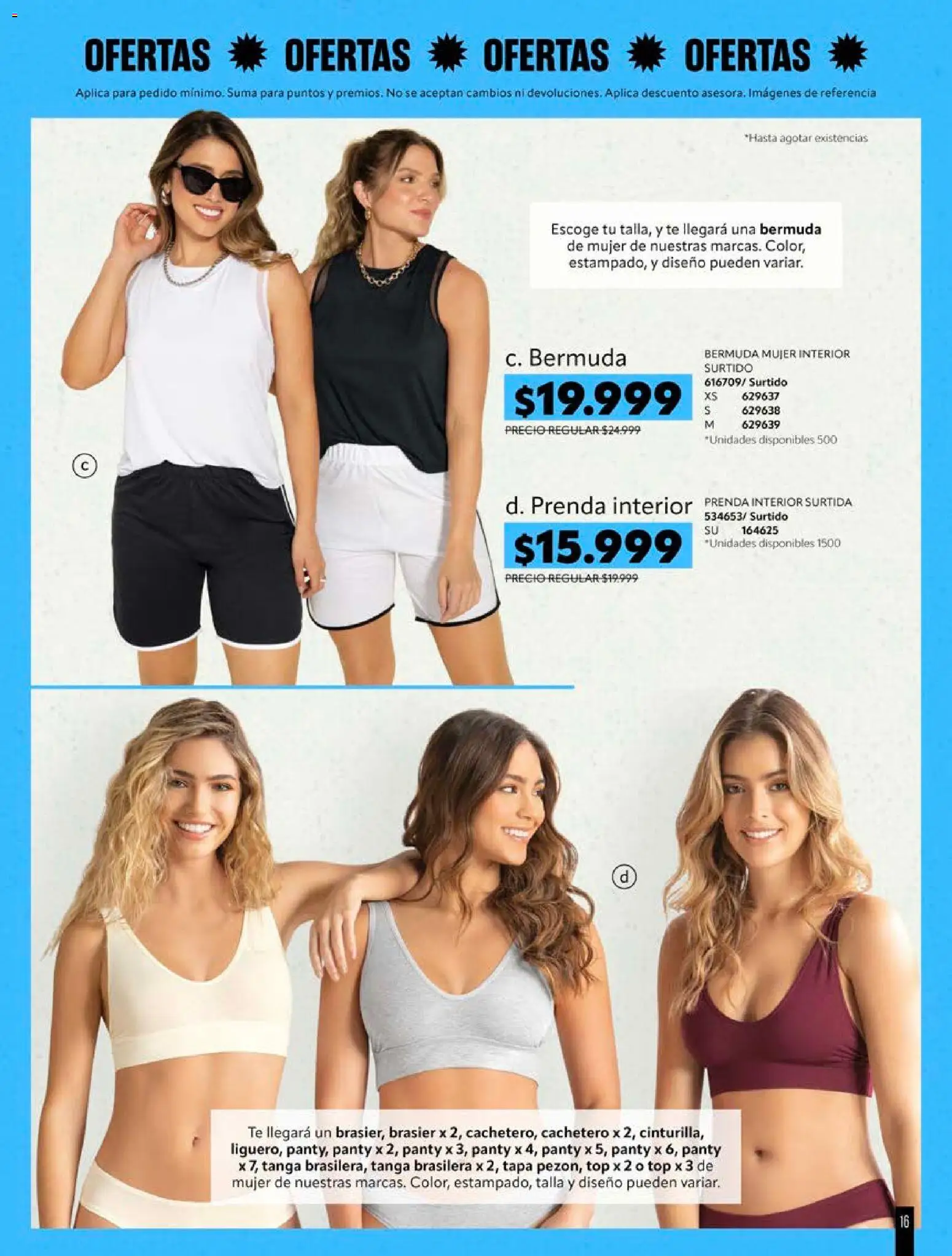 Pacifika revista - valida desde el 18/10/2026 | Página: 221 | Productos: Té, Bermuda, Brasier, Cachetero
