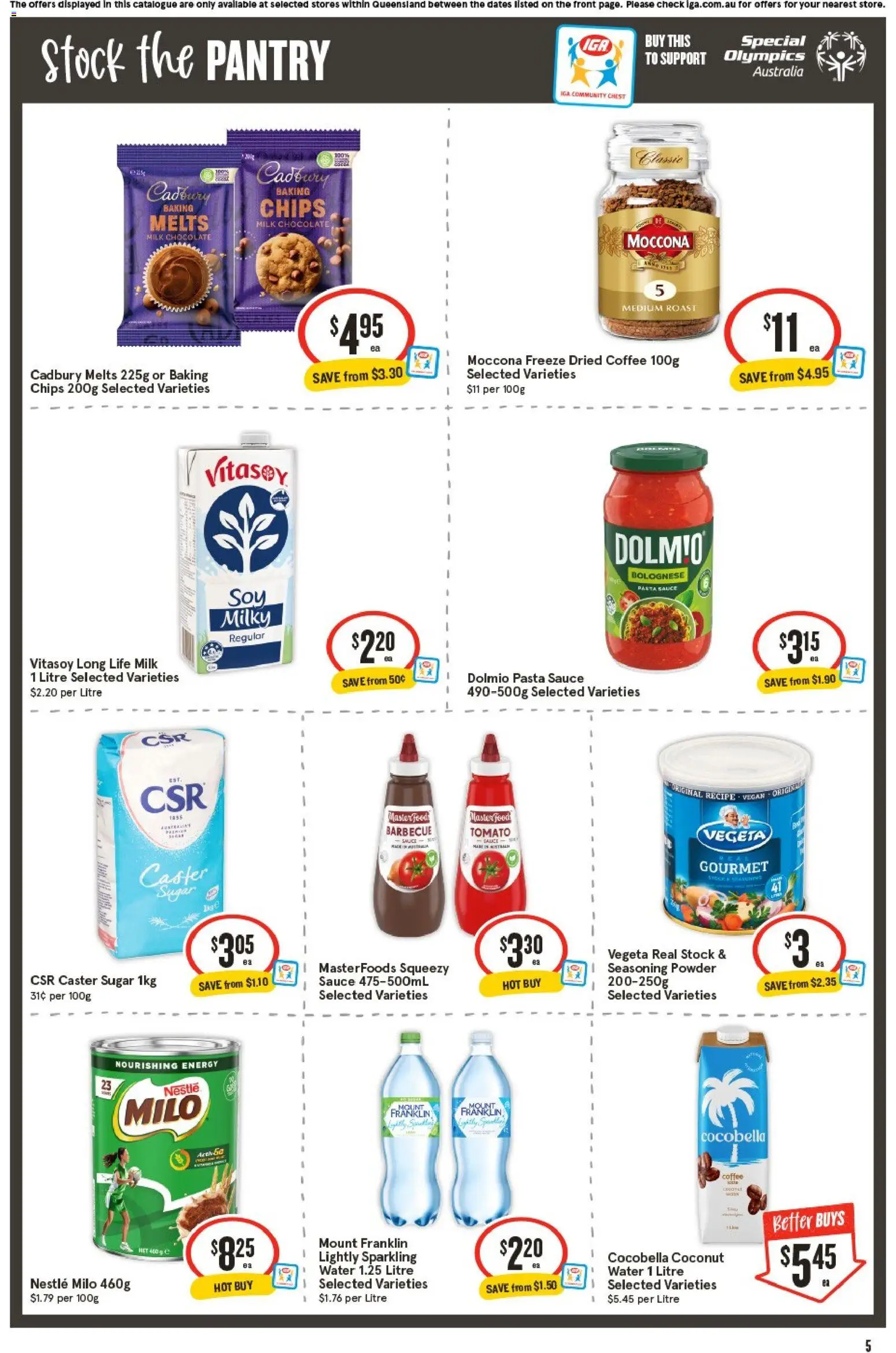IGA catalogue - valid from 06.05.2026 | Page: 6 | Products: Powder, Milk, Chocolate, Moccona
